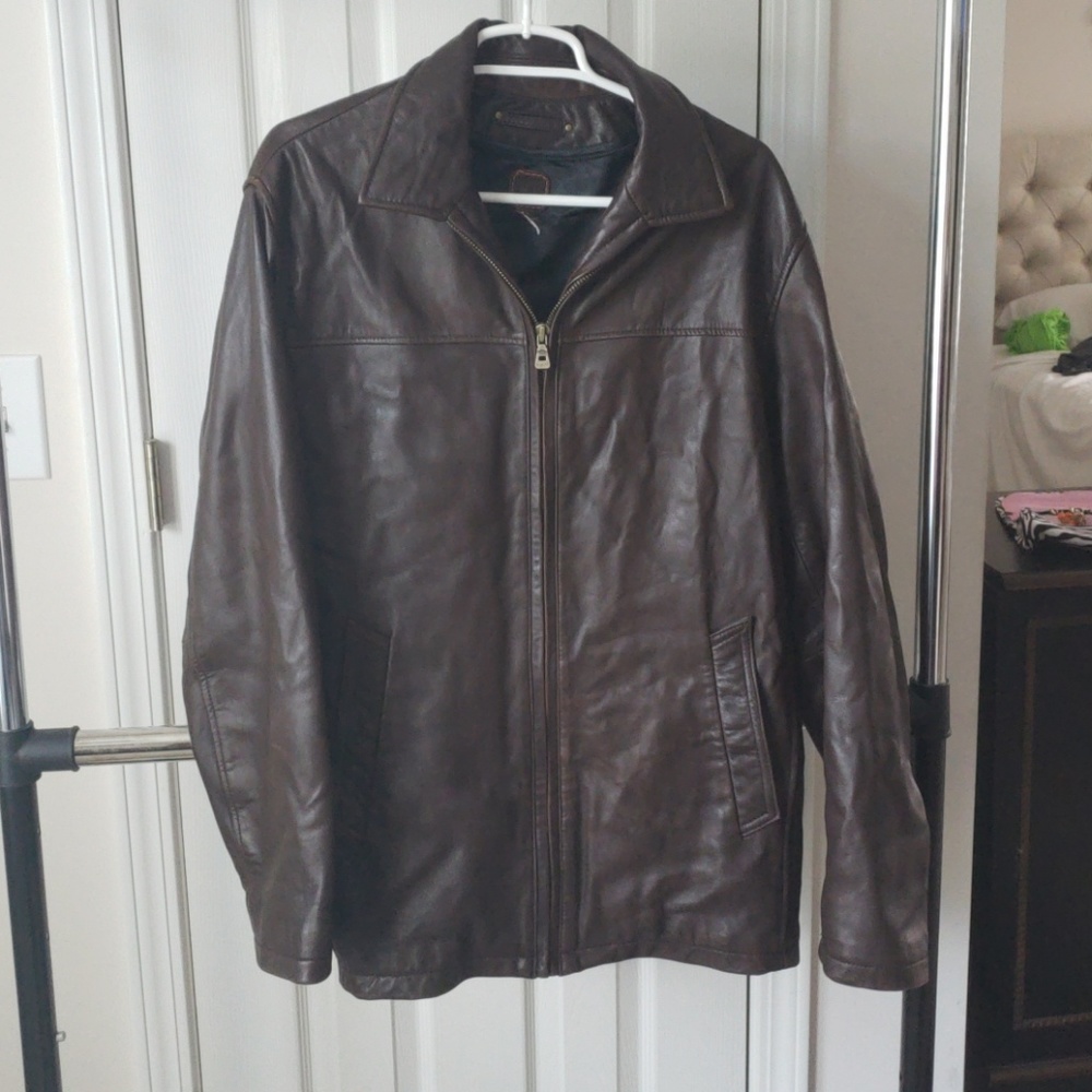 Real leather jacket